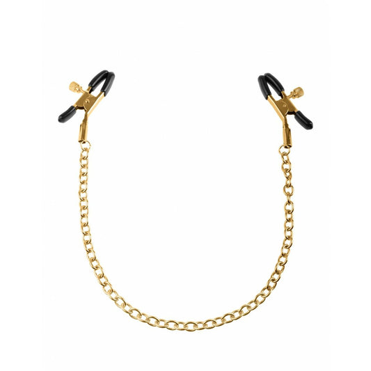 Pipedream Cadena Con Pinzas Para Pezones Pipedream Fetish Fantasy Gold