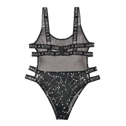 Fantasy Lingerie Body Fantasy Lingerie Negro S/M