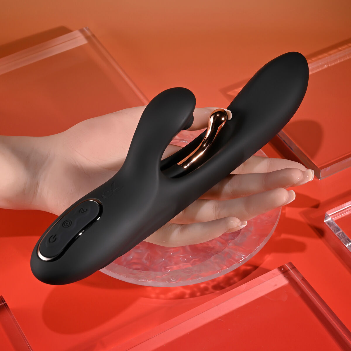 Evolved Vibrador Doble Estimulación Evolved Playboy Negro
