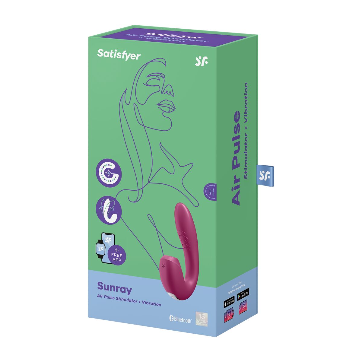 Satisfyer Succionador De Clítoris Satisfyer Sunray Fucsia