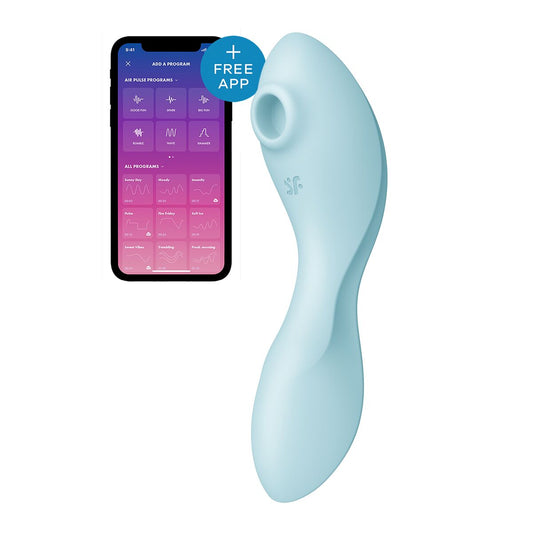 Satisfyer Succionador De Clítoris Satisfyer Cruvy Trinity 5+ Azul